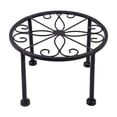 thumbnail image 2 of LSLJS Iron Art Small Flower Stand Single Layer Desktop Floor Standing Flower Pot Stand Potted Flower Stand, 2 of 4