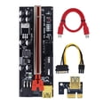 thumbnail image 3 of Youkk PCI-E 1x à 6x Carte d'Extension Carte USB Carte Mère Adaptateur Accessoires Fente Rouge+fil Rouge 1 Ensemble, 3 of 6