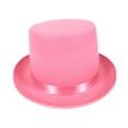 thumbnail image 3 of yuksok Chapeau Haut-de-Forme Accessoire de Costume de Majordome pour Performance sur Scène Festival Jeu de Rôle Rose, 3 of 9