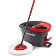 thumbnail image 1 of O-Cedar EasyWring Microfiber Spin Mop, Bucket Floor Cleaning System, 1 of 1