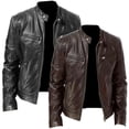 thumbnail image 4 of Thinsony Cotton Mens Motorbike Jacket Windproof Warm Multi Front Pockets Wide Application Motorcycle Jacket black 4XL, 4 of 6