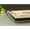 thumbnail image 3 of Personalized Handmade Rustic Wedding Wooden Guest Book Custom Name Engraved Advice Book, 3 of 6