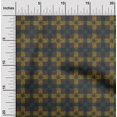thumbnail image 1 of oneOone Cotton Silk Fabric Check & Triangle Ikat Decor Fabric Printed BTY 42 Inch Wide, 1 of 4