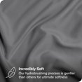 thumbnail image 3 of Bare Home Drap-Housse Ultra Doux - Poches Latérales Doubles - Premium 1800 Collection - Poche Profonde - Lit Simple, Gris, 3 of 7