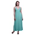 thumbnail image 1 of Bimba Block Women Printed Long Chic Dress Bohemian Summer Maxi Beach Wear-Medium, 1 of 5