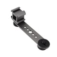 thumbnail image 4 of Cold Shoe Mount Adapter, Wide Adaptability Portable Microphone Stand Bracket Aluminium Alloy Triple Stable  For Tripod Dark Gray, 4 of 8