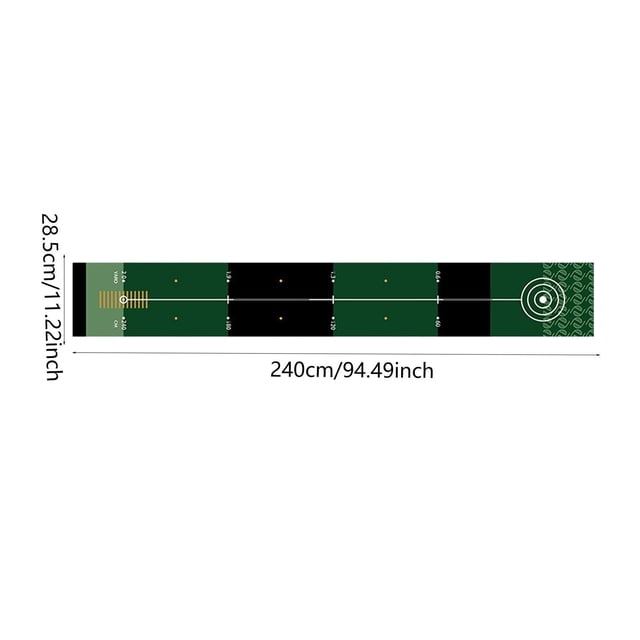 Golf Putting Indoor Golf Hitting Mat Green Mat Golf Practice Training Aid Equipment for Home Outdoor Backyard Golf Practice Style D