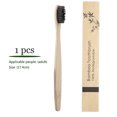 thumbnail image 1 of Bamboo Toothbrush Soft Bristles Biodegradable Teeth Brush Bamboo Toothbrushes Oral Care Tooth, 1 of 6