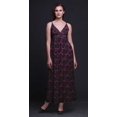 thumbnail image 2 of Bimba Robe Longue Maxi d'Été pour Femmes Teinture sur Nœuds Imprimée à Col en V Tenue de Villégiature de Vacances-TP, 2 of 5