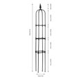 thumbnail image 3 of Planting Support Frame Stainless Steel Climbing Gardening Supplies U-shaped U Shape Durable Household Plants Stand Rack, 3 of 17