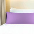 thumbnail image 2 of PiccoCasa Body Pillowcase 300 Thread Count Egyptian Cotton Pillowcase Standard Lilac, 2 of 10