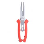 Zerodis Double ciseaux Ciseaux de taille, Pousses de taille confortables, Prunier de branche Fruits multi-fonctionnels ramassage pour les plantes de taille