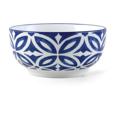 Mainstays glaçure bleu motif stoneware bol à dîner rond, 5.5 "