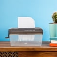 thumbnail image 4 of SKISUNO Black Compact Manual Paper Shredder Portable Desktop Device for Home Office Documents, 4 of 7