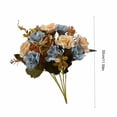 thumbnail image 3 of KTTECTOA High-end Artificial Flowers Diamond Rose Artificial Flowers 5 Forks 10 Mini Roses Home Decoration Plastic Flowers Clearance Decor Canada Days Decor Birthday Gifts, 3 of 6