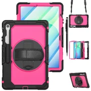 Case for Samsung Galaxy Tab Galaxy Tab S10 FE Plus 13.1 inch 2025 SM-X620/X626B/X626, Shockproof Protective Case with Screen Protector, Stand, Hand/Shoulder Strap Pen Holder,Stylus Pen
