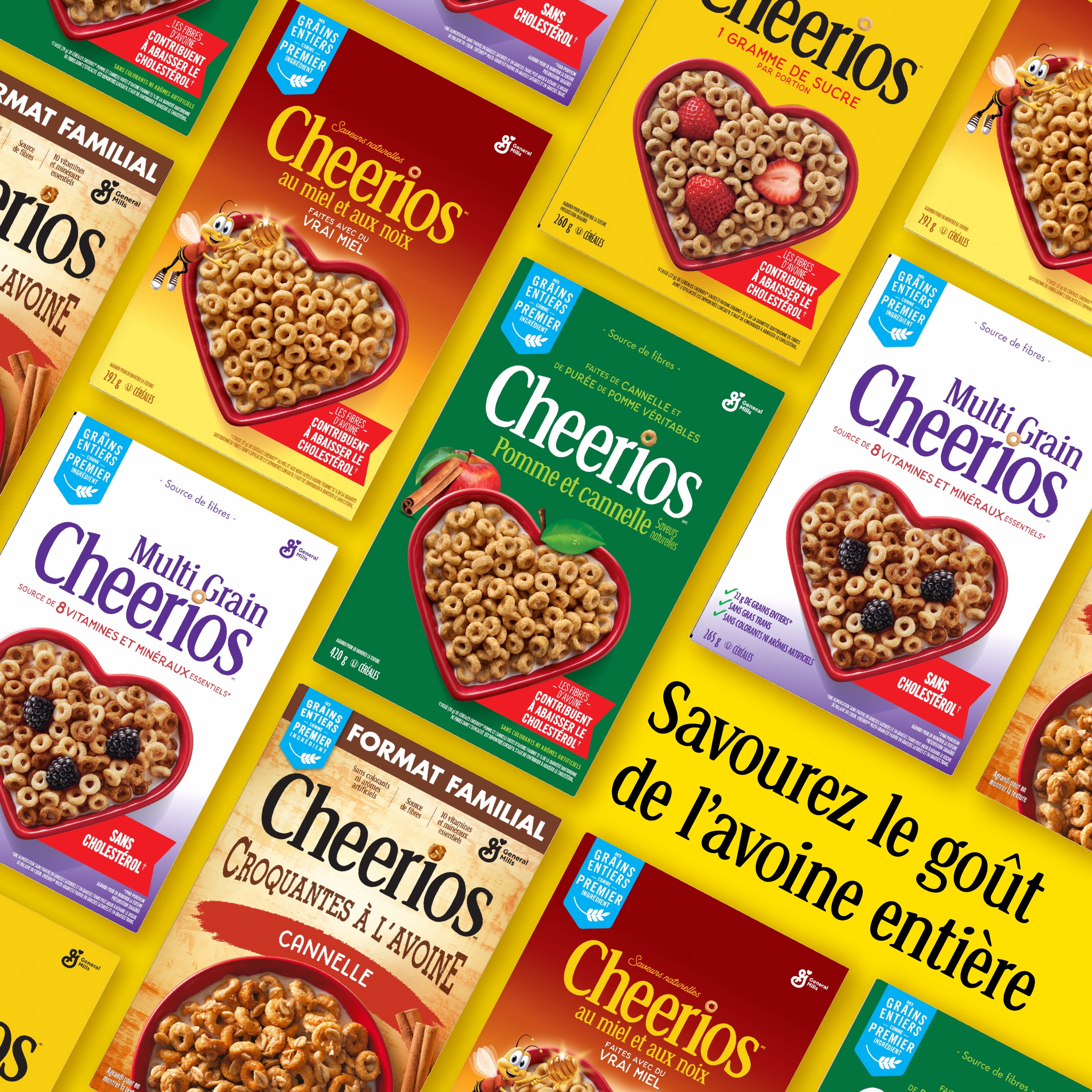Céréales Cheerios Confetti, sans colorants ni arômes artificiels, 311 g