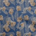 thumbnail image 1 of oneOone Tissu Polyester Spandex Bleu Moyen Tissu de Robe Tropicale Tissu Imprimé au Mètre 56 Pouces de Large, 1 of 4