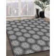 thumbnail image 3 of Ahgly Company Tapis d'Intérieur Lavable en Machine Carré Gris Transitionnel, 6 Pieds Carré, 3 of 7