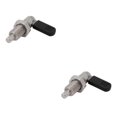thumbnail image 3 of maskred Durable Stainless Steel L Type Indexing Plungers Fine Thread Locking Bolts Silver M20-10 2Set, 3 of 6