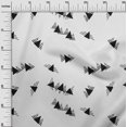 thumbnail image 3 of oneOone Georgette Viscose Black Fabric Geometrical Sewing Craft Projects Fabric Prints By Yard 42 Inch Wide, 3 of 4