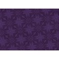 thumbnail image 1 of Ahgly Tapis Rectangulaire Lavable en Machine Intérieur Transitionnel Violet Profond, 4 Pieds x 6 Pieds, 1 of 7
