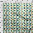 thumbnail image 3 of oneOone Rayon Green Fabric Geometric Fabric For Sewing Printed Craft Fabric By The Yard 56 Inch Wide, 3 of 4