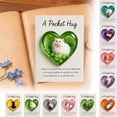 thumbnail image 5 of D Memorial Keepsake Pocket With Hugging Design Style D For Cherished Memories Pet Remembrance And Special Token Holder Acrylic Material, 5 of 5
