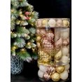 thumbnail image 2 of Holiday Time 100 Ct Pink White And Gold Ornament Assortment, 2 of 4