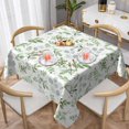 thumbnail image 1 of Nappe Carrée 52x52 Pouces Vert Printemps Feuille Nappe Petite Nappe Nappes Intérieur Extérieur Lavable Sans Plis Tissu Résistant aux Taches Housse de Table pour Tables Carrées Cuisine Salle à Manger, 1 of 6