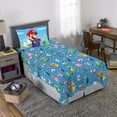thumbnail image 4 of Super Mario "All The Players" Children's twin sheet set (3 pcs), 4 of 7