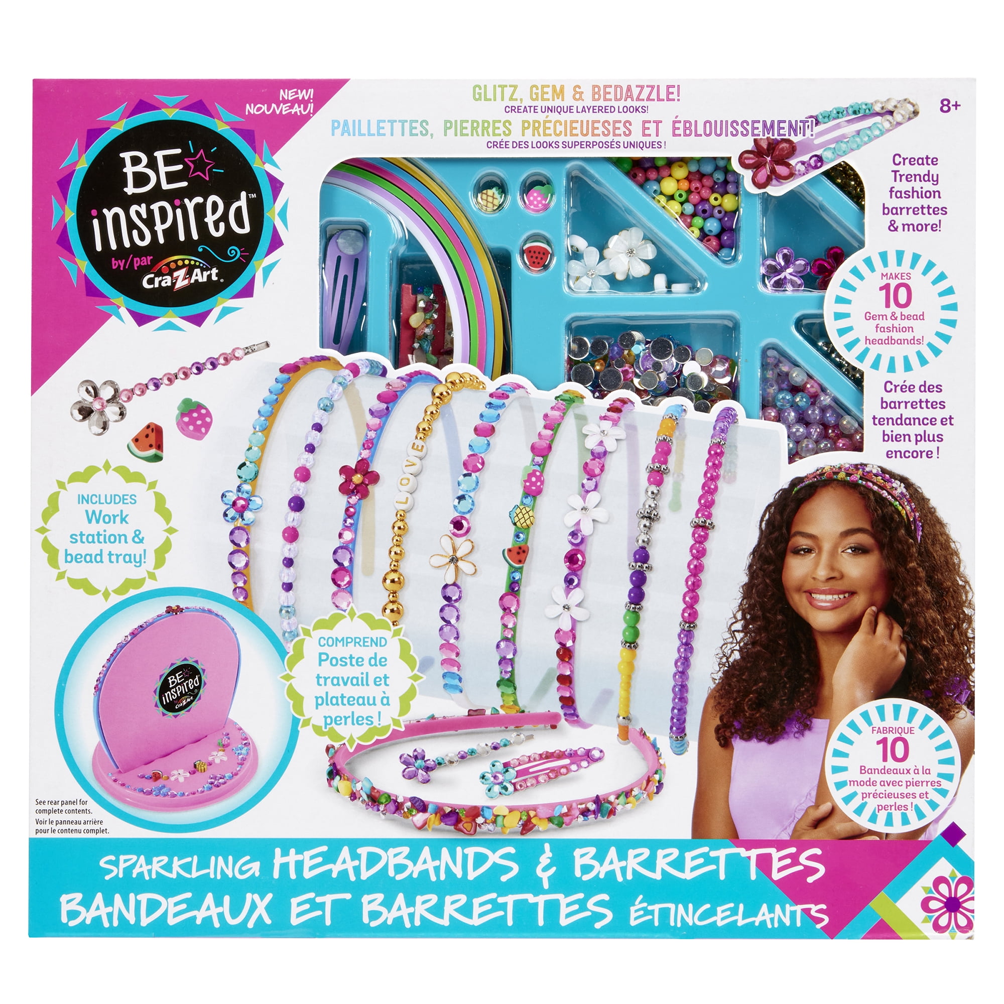 Cra-Z-Art Be Inspired Sparkling Headbands & Barrettes, Hair