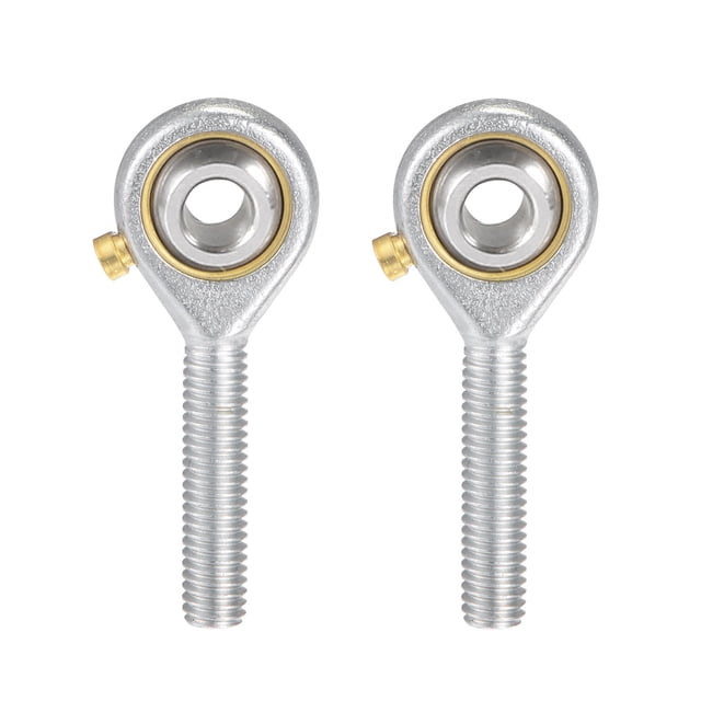 Unique Bargains 2pcs POS5 Rod End Bearing 5mm Bore Self-lubricated M5x0.8 Left Hand Male Thread