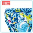 thumbnail image 5 of SwimSchool Re-Usable Swim Diaper with Elastic Waist and Leg Openings, Shark, Medium, 5 of 5