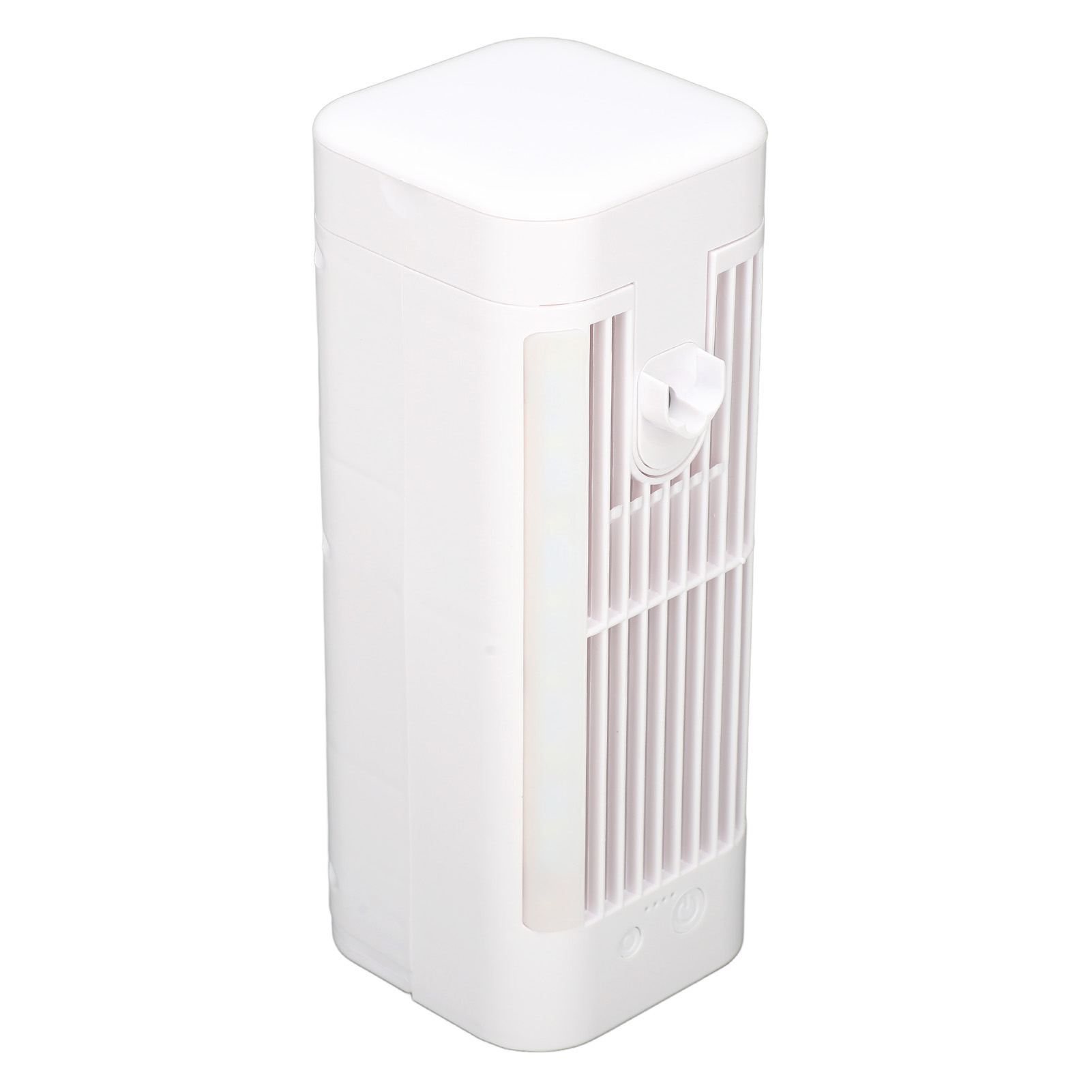 USB Portable Air Conditioner Fan, Low Noise Portable Air Conditioner Lightweight 3 Speeds ABS Night Light  for Home