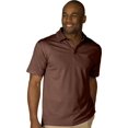 thumbnail image 1 of Edwards Garment Men's Hi-Perform Polo Medium Espresso, 1 of 1