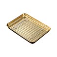 thumbnail image 2 of 1 Ensemble de Moules de Cuisson en Acier Inoxydable Plateau Rectangulaire Plateau de Rangement pour Aliments Assiettes d'Apéritif Fond Plat Moule de Cuisson Grille de Refroidissement Égouttoir pour Plats de Cuisson Fournitures de Cuisine Grille Ménagère Cuisson, 2 of 9