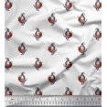 thumbnail image 1 of Soimoi Cotton Cambric Fabric Bird Block Printed Fabric 1 Yard 42 Inch Wide, 1 of 3