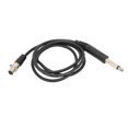 thumbnail image 2 of Microphone Connector Cord, Anti Interference XLR Female To 1/4 Inch Male Cable 3 Pin 3.28ft Professional Noise Free  For  1m, 2 of 8
