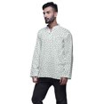 thumbnail image 2 of Atasi Kurta-Chemise pour Homme en Coton à Patte de Boutonnage, Kurta-Chemise Courte Décontractée Imprimée, 2 of 5