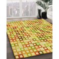 thumbnail image 3 of Ahgly Company Tapis de Zone Carré Orange Lavable en Machine, 6 Pieds Carré, 3 of 7
