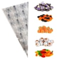 thumbnail image 3 of Agiferg 100pcs Halloween Candy Packaging Bag Small Gift Transparent Plastic Bag Plastic Triangled Bag, 3 of 4