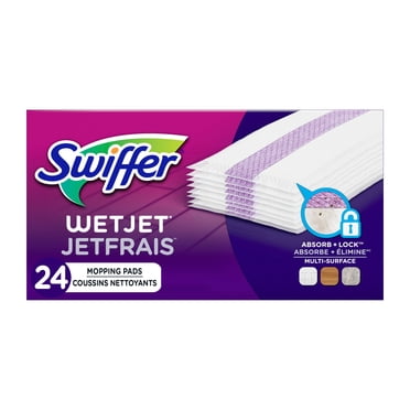 Swiffer WetJet Spray Mop Multi-Surface Mopping Pads for Floor Cleaning, 24 count