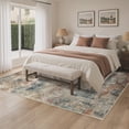 thumbnail image 2 of KUETH 6'x9' Area Rugs for Living Room, Non Slip Machine Washable Vintage Indoor Rug, Low Pile Print Rug for Bedroom Dining Room Home Office, 2 of 8