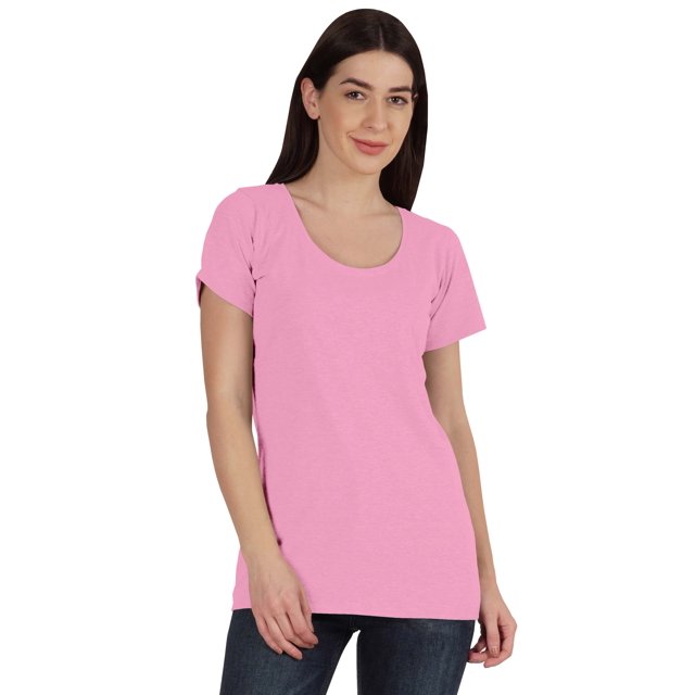 Inkmeso Inkmeso T-shirt à Encolure Dégagée pour Femmes à Manches Courtes d'Été, T-shirt Basique
