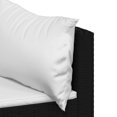 thumbnail image 5 of vidaXL Garden Corner Sofas with Cushions 2 pcs Black Poly Rattan, 5 of 5