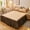 Kaki, variante sur Jubipavy Protège-Matelas Antidérapant Jupe de Lit en Maille avec Barrière contre la Poussière Convient à la Décoration de la Maison 59x79 Po