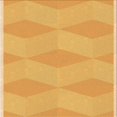 thumbnail image 1 of Ahgly Company Tapis d'Intérieur Lavable en Machine Carré Jaune Safran, 5 Pieds Carré, 1 of 7