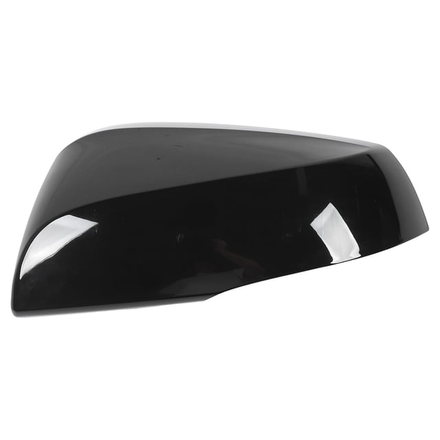 Black Fadeless Weather Resist Rearview Mirror Cover Cap, Enhance Look, Easy Installation, Original Sizes, Applicable with Turn Signal Lights, for