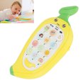 thumbnail image 1 of Baby Cell Phone Toy, Educational  Cover Musical Bilingual Biteable Interesting Early Learning Smartphone Toy  For Early Education For Toddler Yellow,Green,, 1 of 8